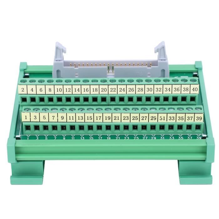 Carte De Dérivation RJ45 - Bornier De Conversion De Port Réseau, Marquage Clair, Installation Facile Rail DIN