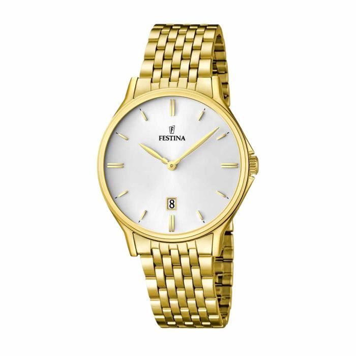 Montre discount festina doré
