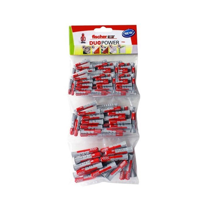 Assortiment chevilles 3 en 1 duopower 544405 FISCHER bimatière pour tout type de mur
