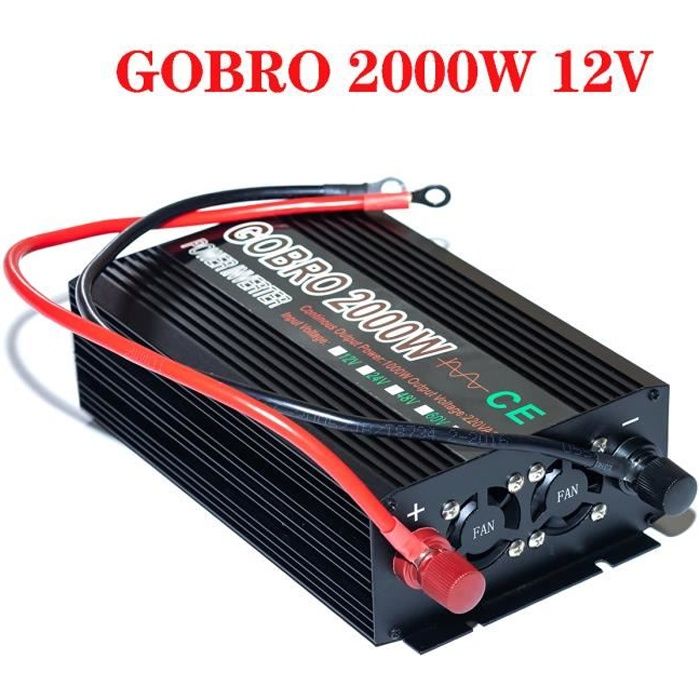 CHHMAELOVE 2000W/26000W/3000W Convertisseur Pur Sinus, Ecran LED