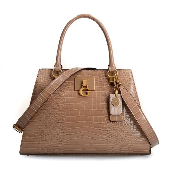 GUESS Stephi Girlfriend Satchel Light Rum [203824] - sac à épaule bandoulière sacoche