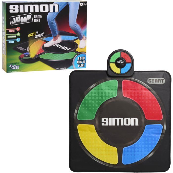 Jeu de Société HASBRO Simon Jump 28413 – Tapis de Jeu Interactif, Dès 8 Ans
