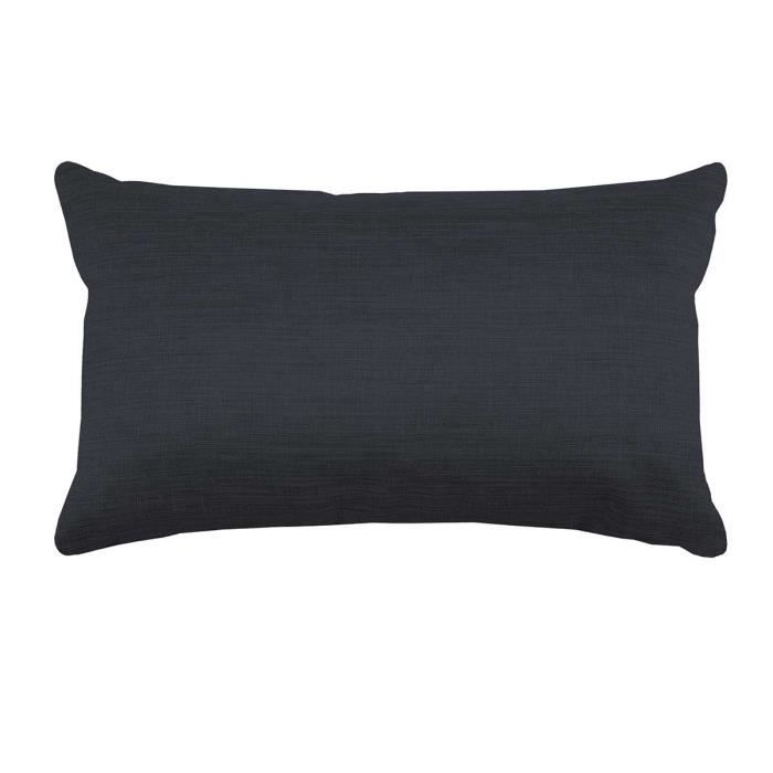 Coussin - HOME MAISON - Charbon - 30 x 50 cm - Déhoussable - Design Contemporain Coussin - HOME MAISON - Charbon - 30 x 50 cm - Déhoussable - Design Contemporain