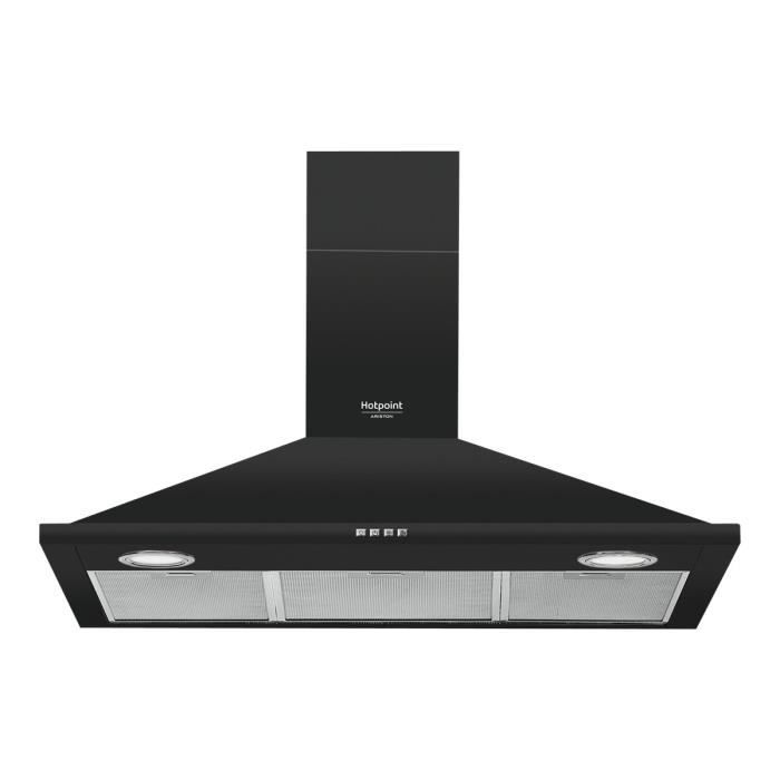 Hotpoint Ariston Hhpc 9 5f Am K Hotte Hotte Decorative Largeur 89 8 Cm Profondeur 40 Cm Evacuation Recyclage Avec Moteur Achat Vente Hotte Cdiscount