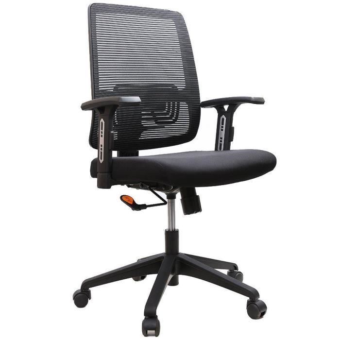 Chaise Ergonomique Fauteuil De Bureau Professionnel Avec Accoudoirs 2d Hauteur Reglable Achat Vente Chaise De Bureau Soldes Sur Cdiscount Des Le 20 Janvier Cdiscount