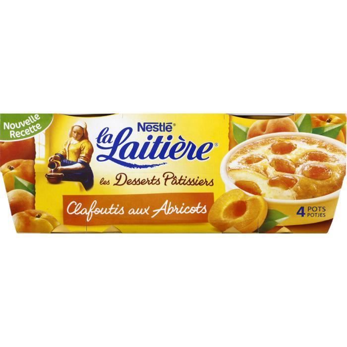 La Laitiere Petits Clafoutis Abricot 4x85g Achat Vente Dessert Patissier La Laitiere Clafoutis Abric Cdiscount