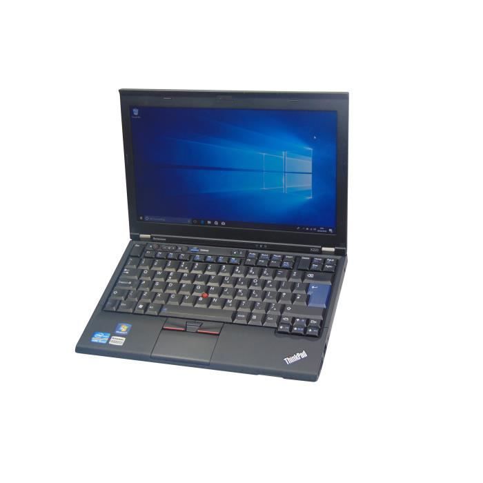 Top achat PC Portable Etat Correct - Windows 7 Pro -  LENOVO THINKPAD X220 12,5" Core i5-2520M 2,5GHz 4 Go 500 Go HDD Windows 7 Pro pas cher