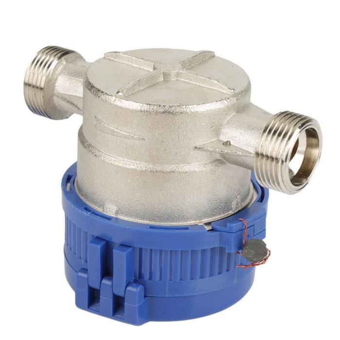 Cikonielf Jauge D'eau TSS3002E BSP 1/2 Compteur D'eau Froide Mécanique