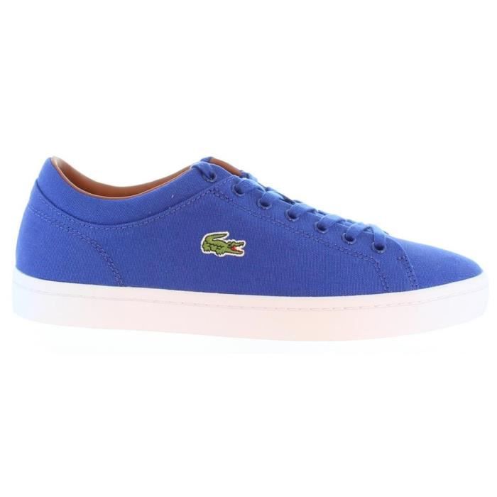 Sportif pour Homme LACOSTE 30SPM0034 STRAIGHTSET 11C BLU-BLU Bleu - Achat / Vente basket - Bientôt le Black Friday Cdiscount