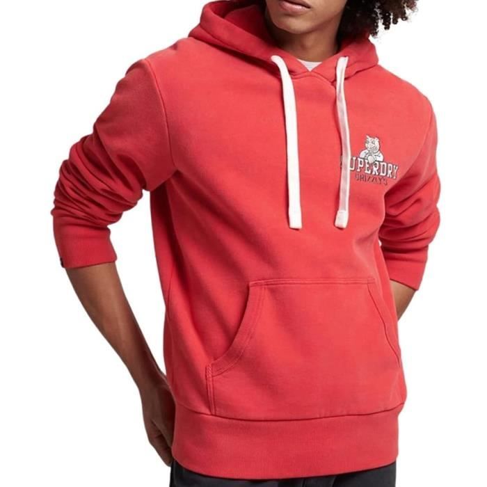 Sweat superdry femme rouge 2025