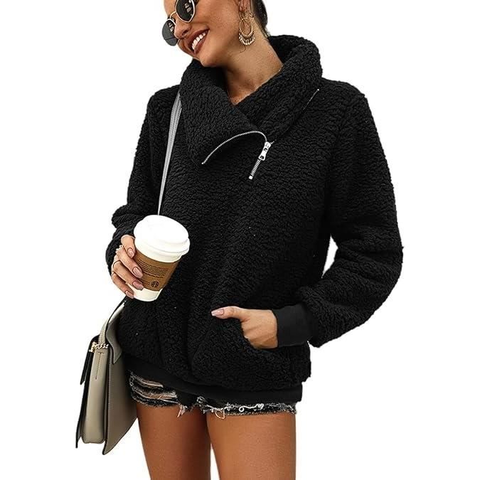 Gilet sweat femme sans capuche sale