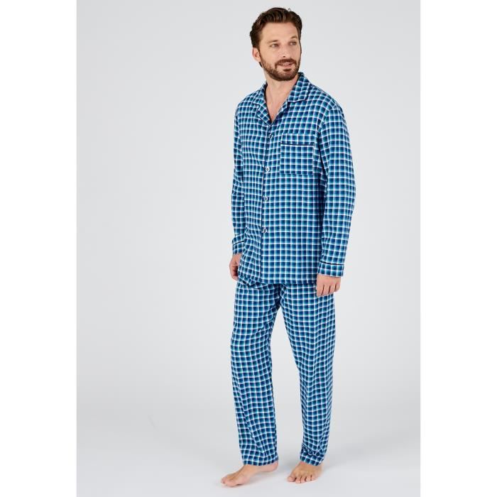 Veste Damart Pyjaveste en flanelle pur coton manches longues