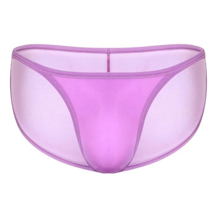 Lot De 4 Strings Tanga Pour Homme - Transparent, Maille Respirante, Tailles M Et L | Cadeau Sexy