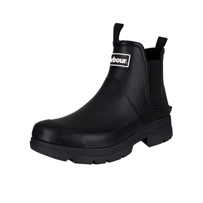 Bottes en caoutchouc Nimbus pour homme - Barbour - Noir - Élastique - Caoutchouc souple