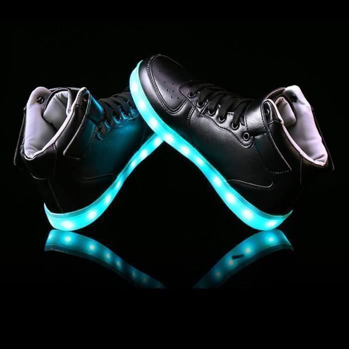 Chaussure on sale lumineuse homme