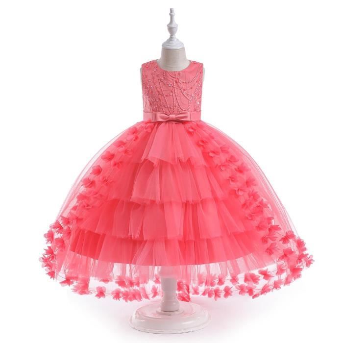 Robe De Bal Pour Enfants En Tulle Ébouriffé Jolie Robe De Concours Rose Pour Petites Filles, Fête D'anniversaire Pour Tout Petits, Fille De Fleur, Longue Communion Du 91,64 € | DHgate