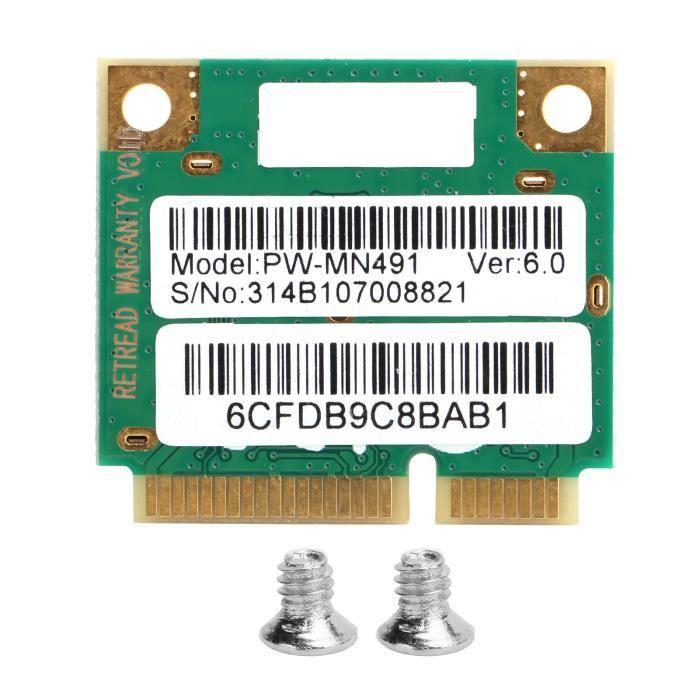 CARTE SANS FIL WiFi Adaptateur PCI-E Express Vers PCI-E avec 2 Antennes