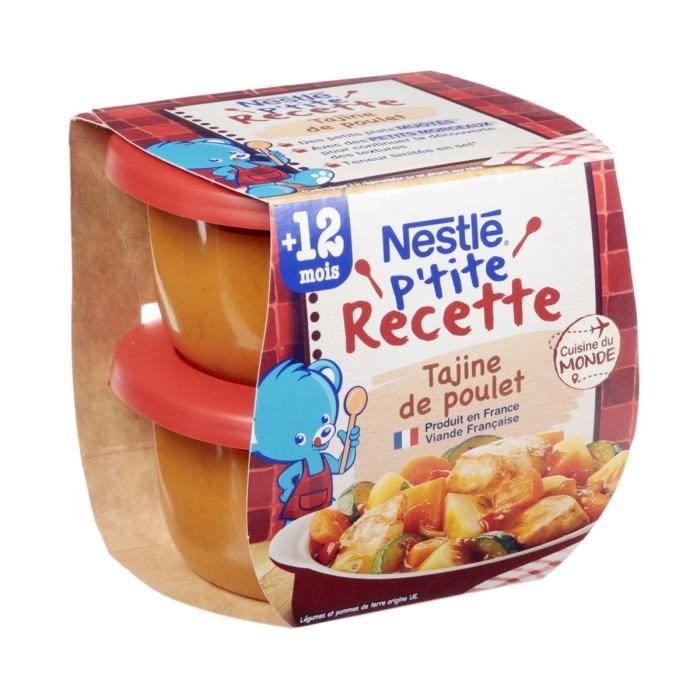 Nestle P Tite Recette Repas Bebe Des 12 Mois Tajine De Poulet 2 Pots X 0 G Achat Vente Plats Cuisines Nestle P Tite Recette Repas Bebe Des 12 Mois Tajine