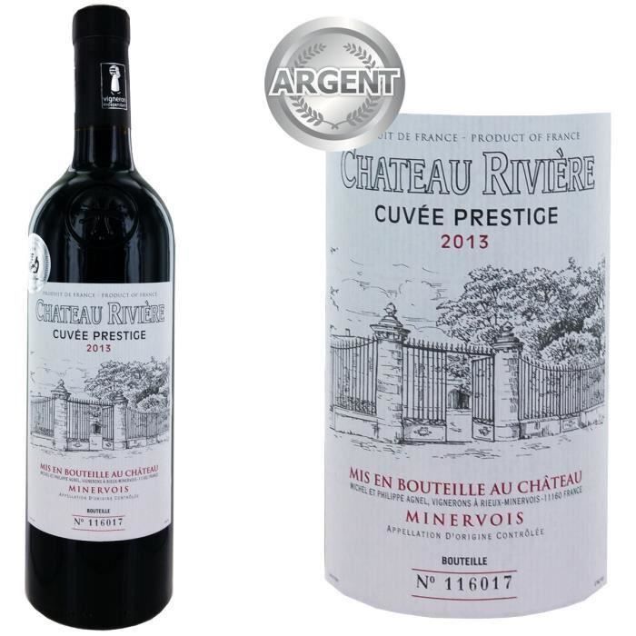 Château Rivière Minervois 2013 Vin rouge x1 La cave Cdiscount