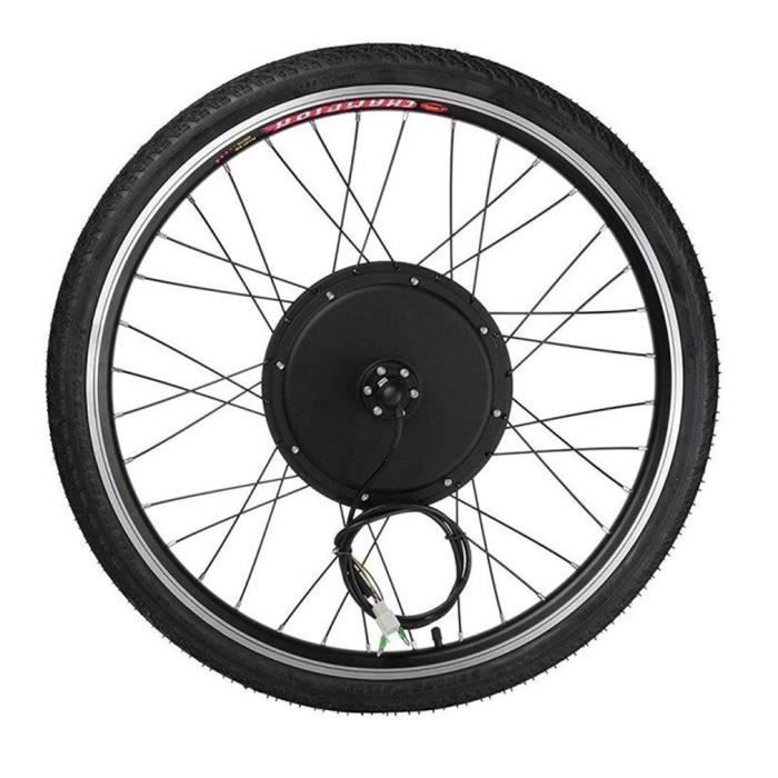 Kit De Conversion De Moteur De Velo Electrique 48v 1000w Moyeu De Velo De Velo De Roue Avant 26 Prix Pas Cher Cdiscount