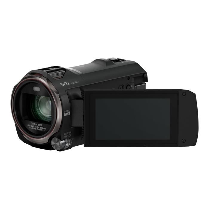 PANASONIC  HC-V770 - Cam&eacute;scope - 1080p - 12.76 MP - 20x zoom optique - carte Flash - Wi-Fi NFC - noir 