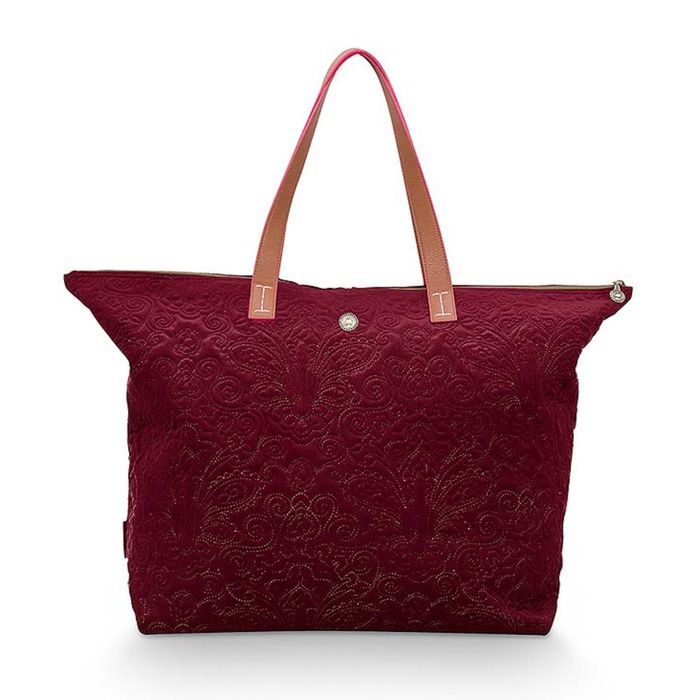 Pip Studio Tilda Tote Bag Medium Streep Blauw | Pip Studio