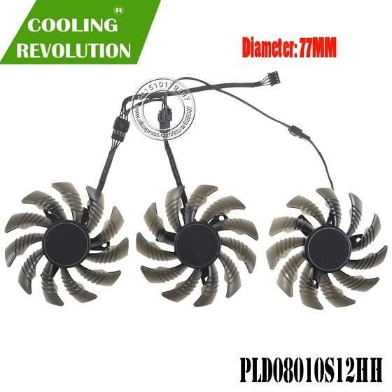 Ventilateur Refroidissement Carte Graphique WanMei T128015SH – Pour GTX 650/650Ti/GTS 450, 75 Mm, 2 Broches, 12V 0.32A
