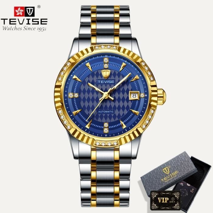Bracelet De Montre Rowi Fixoflex En Acier Inoxydable Doré - Neuf Sans étiquette - Universel 8mm
