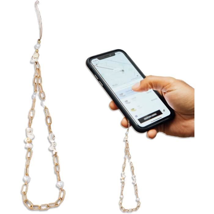 Bracelet Téléphone Réglable - Lanière Poignet Pour Portable, Nylon Doux, Support 22 Kg