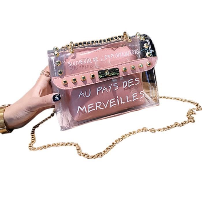 Sac transparent hot sale mode
