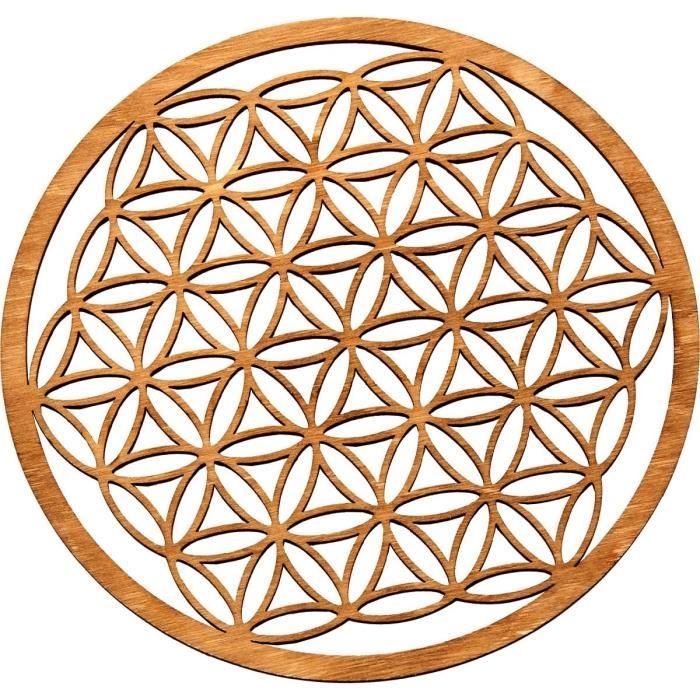 Fleur de Vie en bois 30 cm - Mandala Fleur de vie Fleur de Vie en bois 30 cm - Mandala Fleur de vie