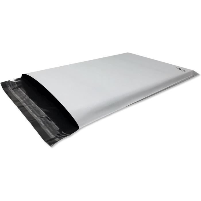 Enveloppes Plastique D'expédition 200 Pcs - 40x50cm 65 Microns - Opaques, Imperméables Et Inviolables