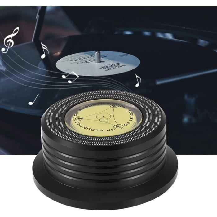 Poids Stabilisateur Pour Disque Vinyle - Aluminium, Dimensions 80mm, Pour Tourne-disques (LP120S, Etc.) - Améliore La Qualité Sonore