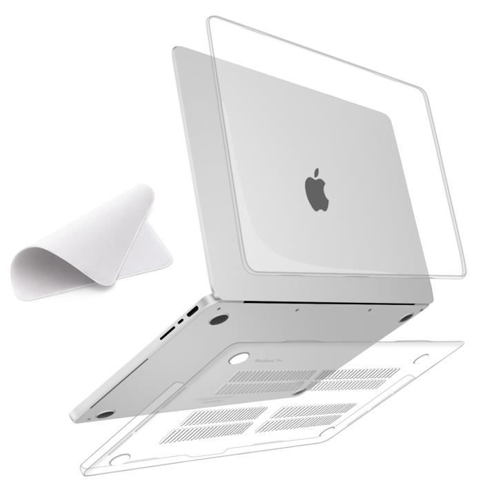 TECOOL Coque pour MacBook Pro 14 Pouces 2021 avec Puce M1 Pro/Max, Étui  Rigide Mac Book Pro 14 A2442 + Chiffonnette, Transparent - Cdiscount  Informatique