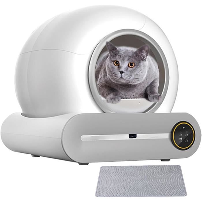 Litière Pour Chat Toilettes Intelligentes Pour Chat Via Contrôle