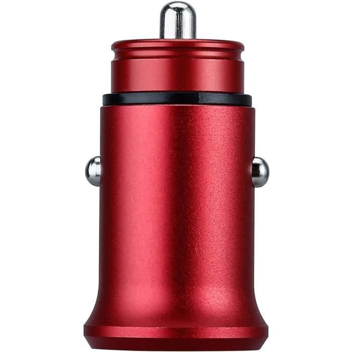 Cable Matters Paquet De 2 Mini Chargeur Usb Voiture Double (Chargeur Allume Cigare USB) 10W 2A