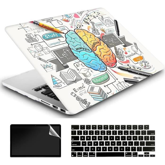 Coque MacBook Air 15" 2023 M2 A2941 Rigide Plastique + Clavier + Écran – Motif Fleurs Élégant Protection Complète Dissipation Chaleur