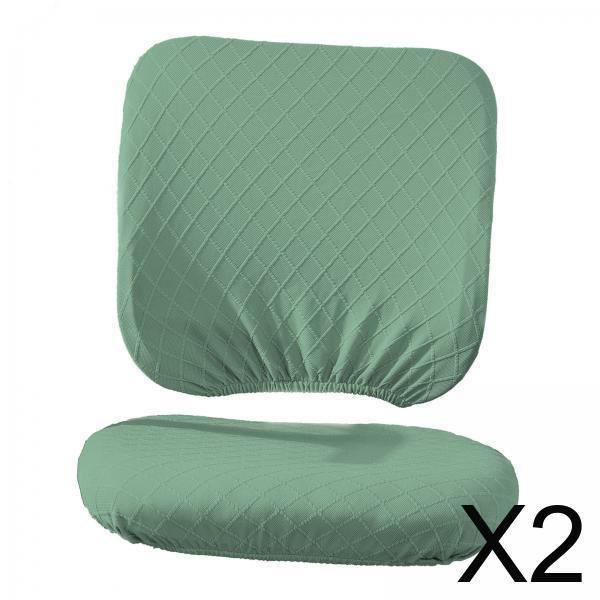 1 Paire De Protège-accoudoirs De Bureau élastiques - Amovibles, Noir - Pour Chaise De Bureau à Domicile - 3