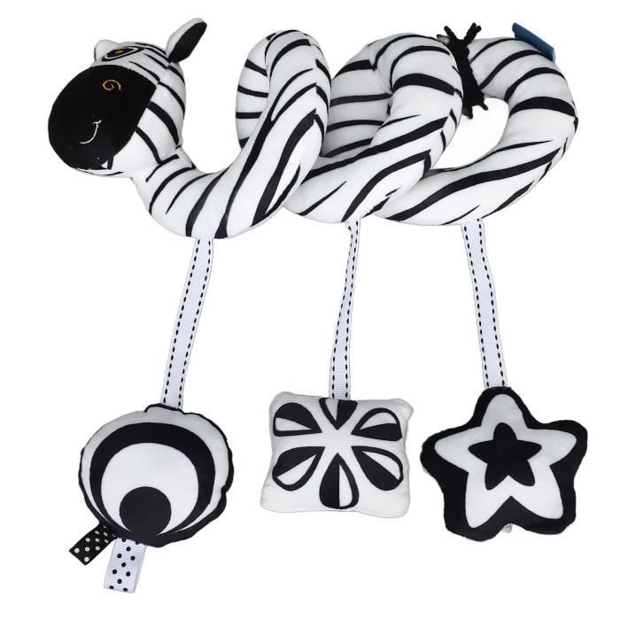 Spirale D'Activité Bébé Pour Poussette – Jouet Sensoriel Peluche Animaux Suspendu (Lit, Siège Auto) Spirale éveil Bébé