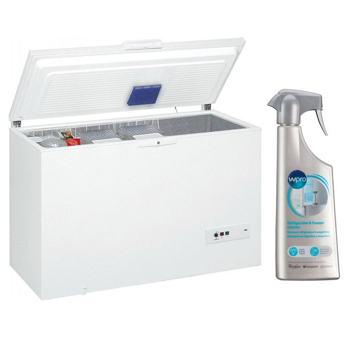 Whirlpool Congelateur Coffre Blanc 390l A Autonomie 45h