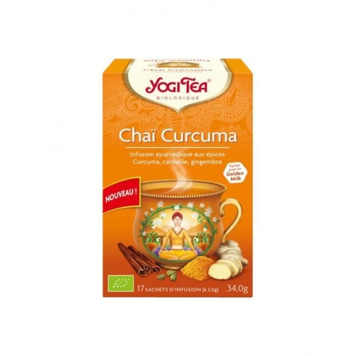 Yogi Tea Chaï Curcuma 17 sachets