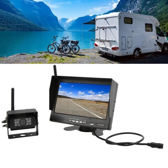 BOY Kit de caméra de recul sans fil 7 pouces IPS écran ensemble de caméra  de recul sans fil pour camion remorque RV - Cdiscount Auto