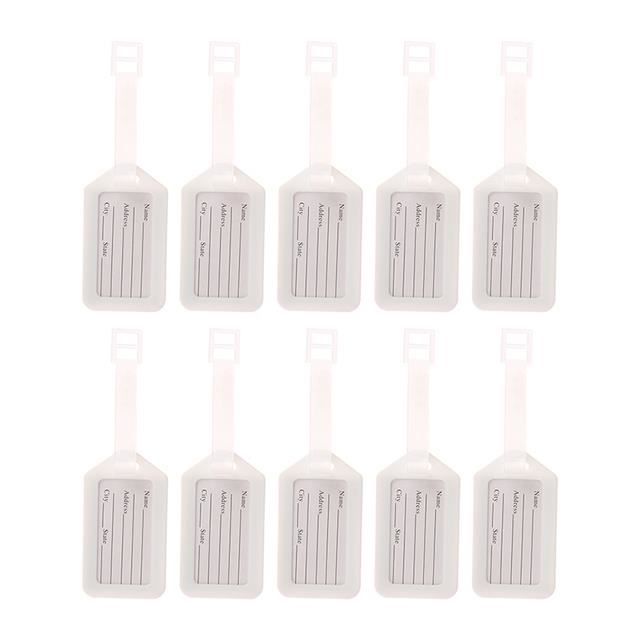 Etiquette de bagage,green--Étiquette De Bagage En Plastique, Accessoire
