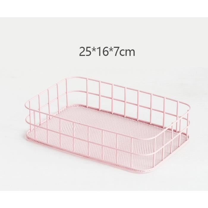 Lot De 2 Bacs De Congélation En Fil Métallique - Panier Rangement Congélateur 45x24.5x20 Cm, Organisateur Viande Et Aliments - 7