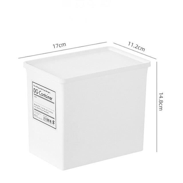 BOCAUX DE CONSERVATION,3--Boîte de rangement pour la buanderie, conteneur  de perles de lessive en poudre, boîte de rangement avec co - Cdiscount  Maison