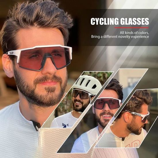 Lunette De Sport - Lunettes Cyclisme Photochromique Homme Femme Tr90 Cadre Vélo  Vtt Anti-Uv400 Soleil Pêche - Achat / Vente lunettes de soleil - Cdiscount