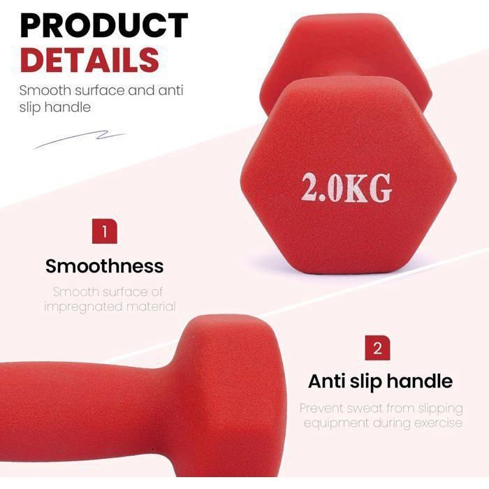 Lot De 2 Haltères Souples 0,5 Kg - Poids Poignet Fitness Maison, Course à Pied, Musculation Douce - 7