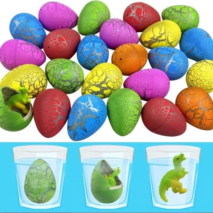 Oeufs de Dinosaure à Construire - Lot de 6 Modèles Assortis en Gros | Taille 10cm