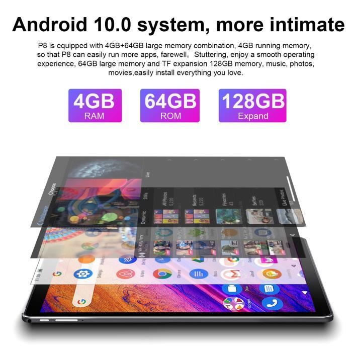 Tablette 2 en 1 DUODUOGO P8-Écran 10.1”Android1