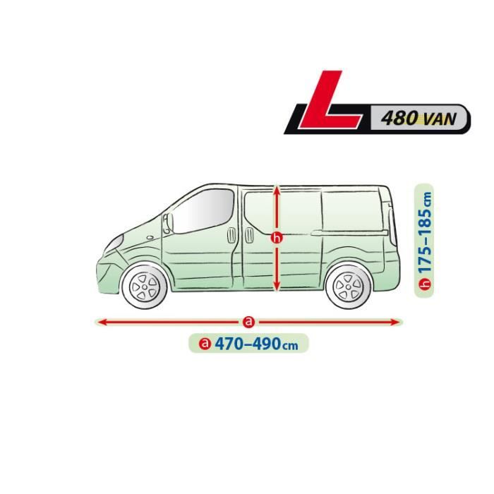 Bâche de protection Housse de voiture L pour Peugeot Expert 2 II à partir  de 2007 Imperméable - Cdiscount Auto
